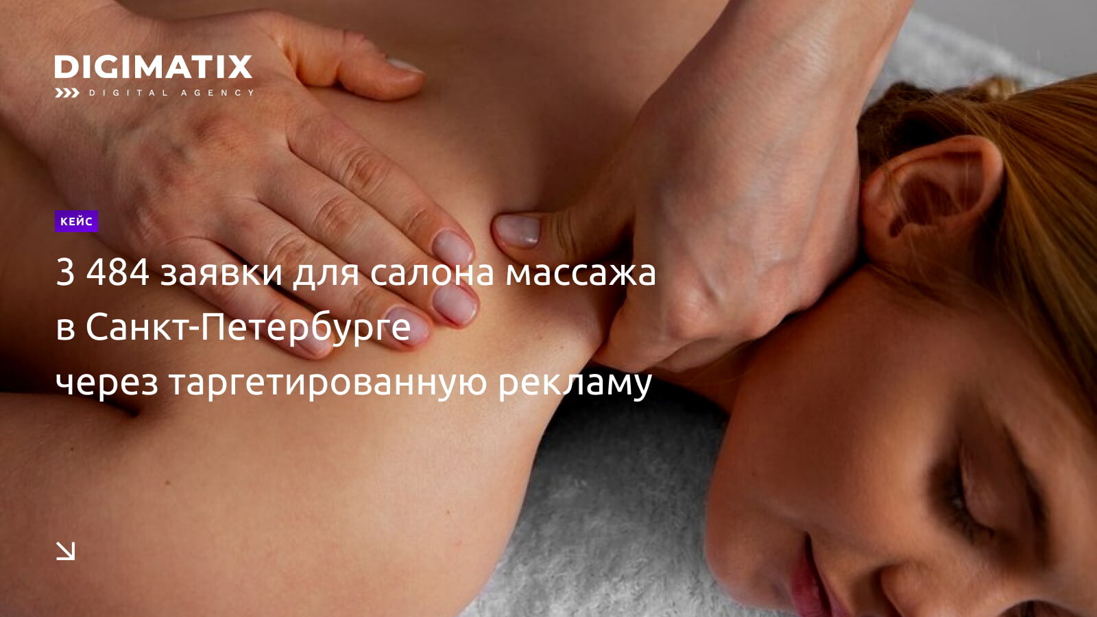 3 484 заявки для салона массажа в Санкт-Петербурге через таргетированную рекламу